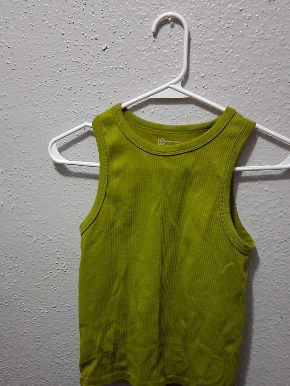 Target Lime Green Ribbed Tank Top
